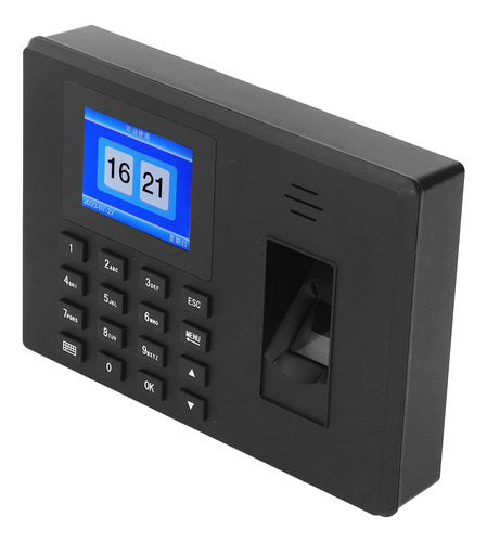 Funcionário Verificando O Tempo De Presença Por Impressão Di