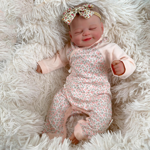 Muñeca Reborn De 20 Bebé Realista Hecho A Mano Con Caja