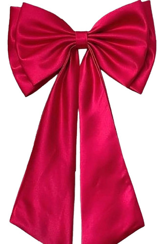 Decoración De Moda De Arco De Satén Desmontable Para Rojo