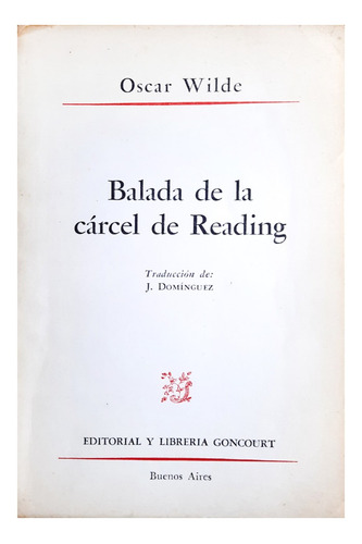 Balada De La Cárcel De Reading - Oscar Wilde ( Poesía )