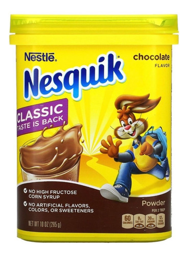Nesquik Nestlê Sabor Chocolate 285gr