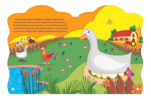 Livro Conto Infantil O Patinho Feio Ilustrado 16pag