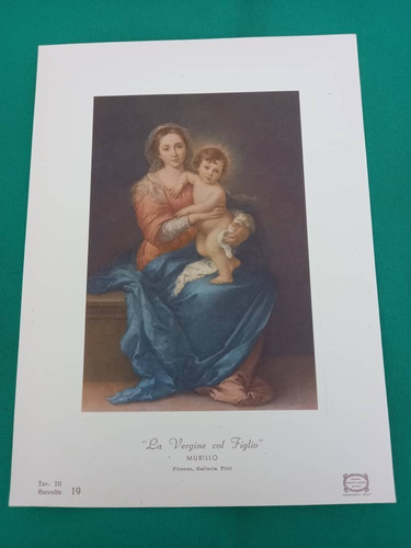 Arte - Galleria Pitti Firenze : La Vergine Col Figlio  Datos