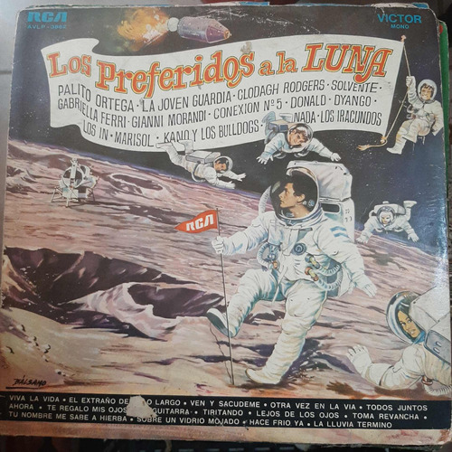 Vinilo Los Preferidos A La Luna Xx Cp2