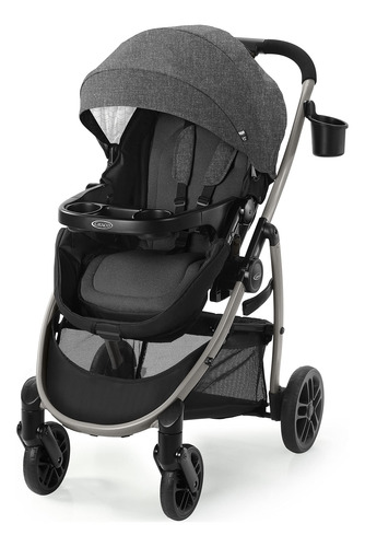 Cochecito 3 En 1 Convertible Portabebés Y Asiento Reversible