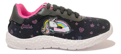 Zapatillas Urbana Sulu Kids Negro Unicornio Sul65nu