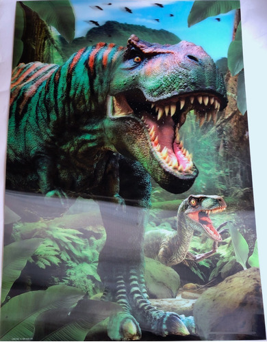 T-rex Dinosaurios Poster 3d (importado)