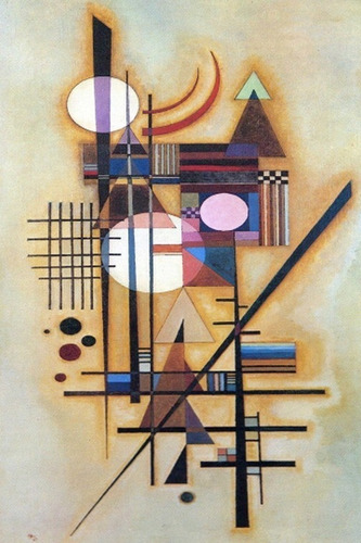 Wassily Kandinsky - Hard In Soft - Lámina 45x30 Cm.