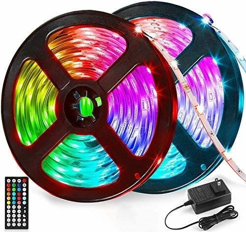 Tira De Luces Led Kit De 32.8 Pies - Rgb Que Cambia De Color