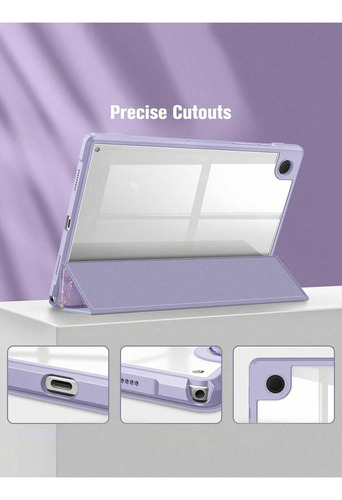 Para Funda Para Tableta Con Estampado De Mármol Compatible