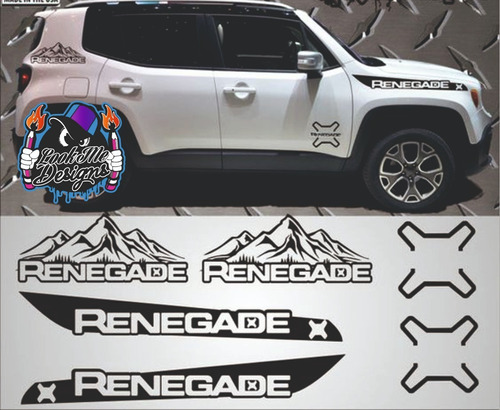 Calco Vinilo Jeep Renegade Kit Completo