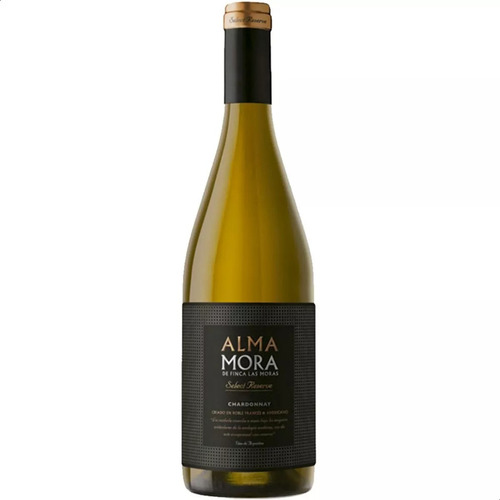 Vino Blanco Alma Mora Select Reserve Chardonnay - Caja X6