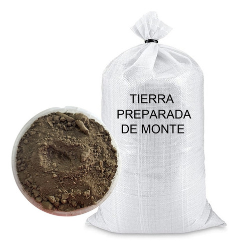 Tierra Preparada De Monte Para Plantas Y Jardin Costal 50kg 