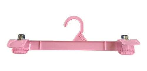 Gancho Para Ropa Clip Grapa 30 Cm. 75 Piezas Rosa | Envío gratis