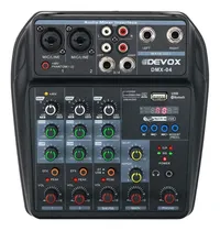 Comprar Mesa De Som 4 Canais Dmx-04bt Interface Gravação Usb Bivolt