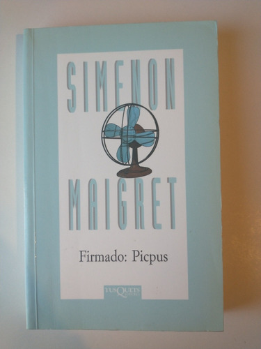 Simenon Maigret Firmado Picpus