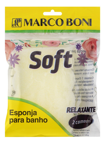 Esponja para Banho Marco Boni Soft