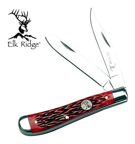 Canivete Clássico Duas Lâminas Elk Ridge Er-220rb