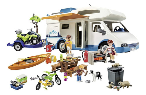 Playmobil - Juego De Juguetes Para Acampar