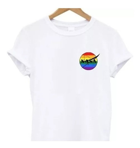 Remera Nasa Gay Pride - Bandera Del Orgullo Adultos Y Niños 