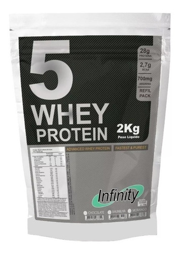 5w Whey 2kg (5 Unidades) 100% Wey Way 3w Isolado Titanium