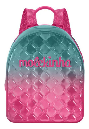 Bolsa Mochila Infantil Degrade Original Molekinha 20023.2