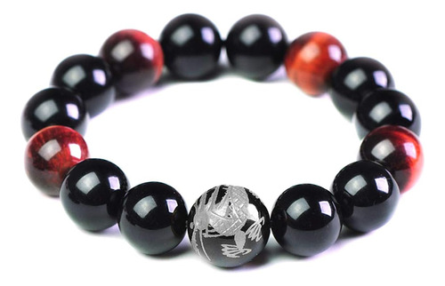 Pulsera Elástica De Ojo Para Hombre De Merdia Con Abalorio C