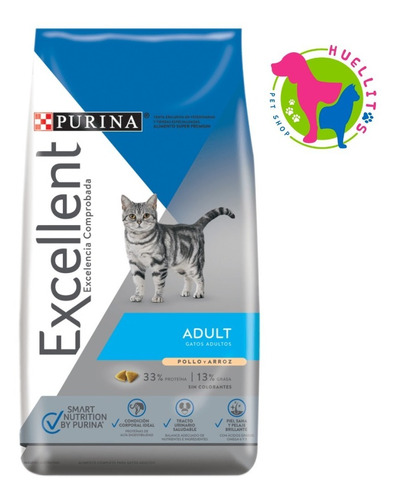 Excellent Gato Adulto X 7,5 Kg - Envio G/todo El Pais