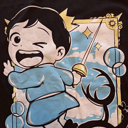 Imagen 3 de 5 de Remera Serigrafia Ousama Ranking Boji Kage Gastovic Anime