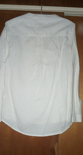 Camisa Camisola Blusa Blanca Talle S De Algodon Poco Uso