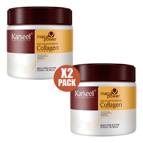 Karseell Reparación Colágeno Mascarilla Capilar 2x500ml