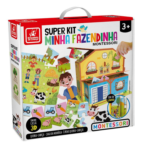 Super Kit Jogos Minha Fazendinha Montessori