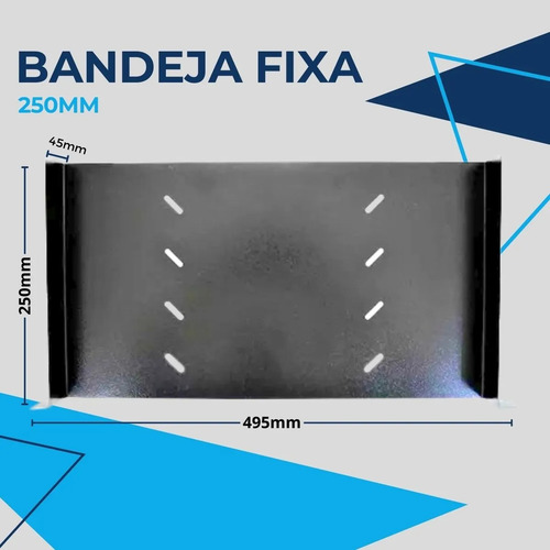 Rack Organizador 12u Telecom Cftv Alarme 4 Bandejas Parede