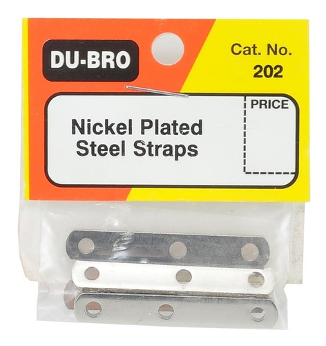 Pack De 4 Nickel Plated Steel Straps Cód 202 Dubro. 