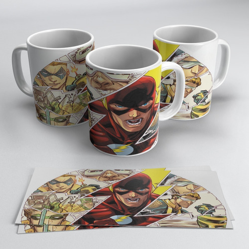 Taza Cerámica Personalizada Diseño Flash