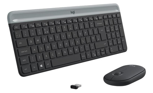 Kit Teclado Y Mouse Inalámbrico Logitech Mk470 Español