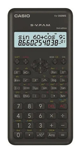 Calculadora Cientifica Casio Fx-350ms 240 Funciones Oy Color Gris Oscuro