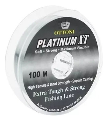 Linha Pesca Monofilamento Platinum Xt 0,50mm Suporta 32 Kg