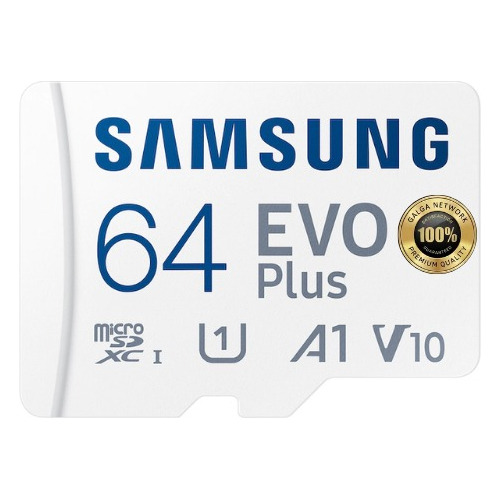 Tarjeta Memoria Micro Sd Samsung Evo Plus 64 Gb 130mb/s Fhd