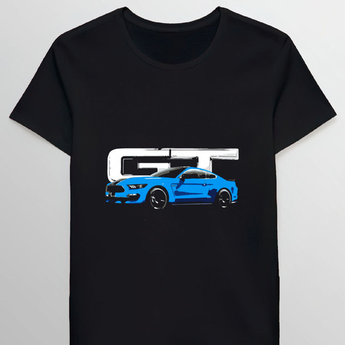 Remera Gt Mustang Grabber Blue Shelby Cobra Gt350 G 43321368