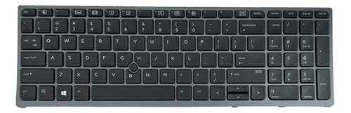 Teclado Retroiluminado Inglés Para Hp Zbook 15 17 G3