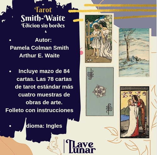Smith-waite Tarot Deck Borderless