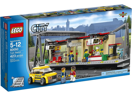 Lego, Ciudad, Juguete Para Construir La Estación De Trenes