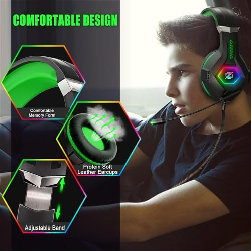 Gaming Headset 7.1 Surround Con Micrfono Cancelacin Ruido