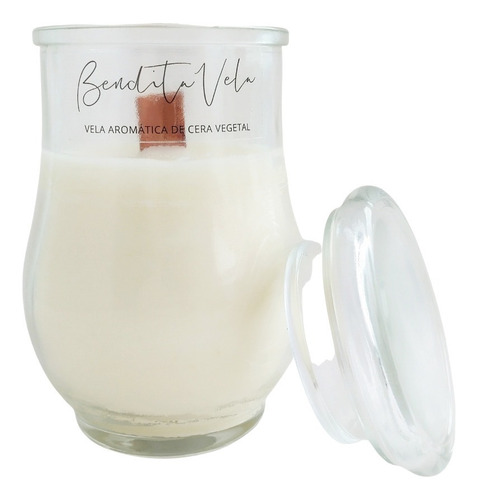 Kit 3 Velas Vegetais Aromáticas 250 G Pavio De Madeira
