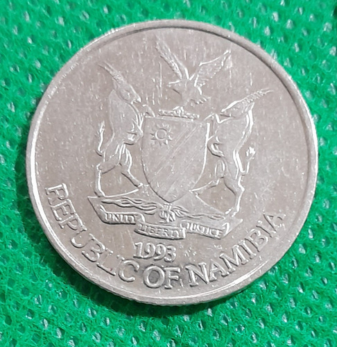Moneda De 50 Centavos, De Namibia, Año 1993