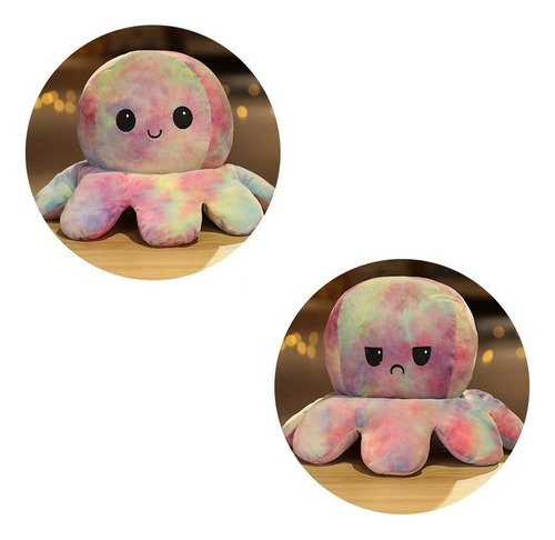 Peluche De Pulpo Muñeco De Pulpo Abatible De Doble Cara  [u]