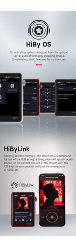 Hiby R3 Ii Dap Reproductor Audio Hi Res Mqa 3.5 4.4 Dsd Pcm