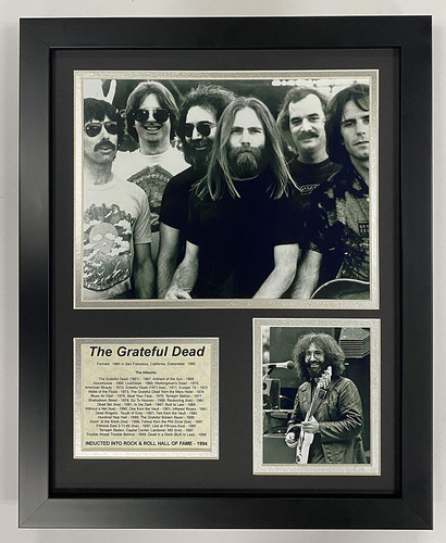 Grateful Dead Coleccionable, Collage De Fotos Enmarcado, Dec