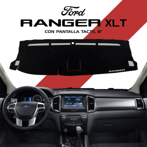 Cubretablero Bordado Ford Ranger Xlt Pantalla 8¨ 2016